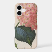 Vintage Garden Flowers, Pink Hydrangea Hortensia