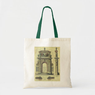 Vintage Garden Gate Arch, Renaissance Architecture Tote Bag