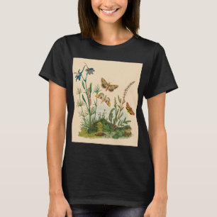 Vintage Garden Insects, Butterflies, Caterpillars T-Shirt