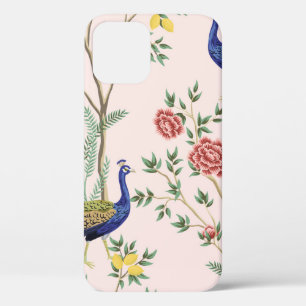 Vintage garden lemon fruit tree, plant, exotic pea iPhone 12 case