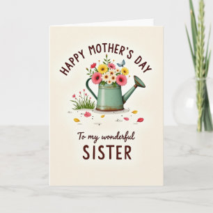 Vintage Garden Mothers Day Card