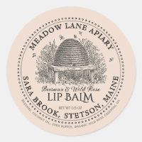 Vintage Garden Skep Beeswax Lip Balm