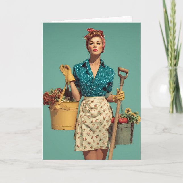 Vintage Garden Style Confidence Card (Front)