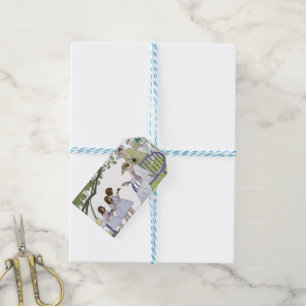 Vintage Garden Tea Party  Gift Tags