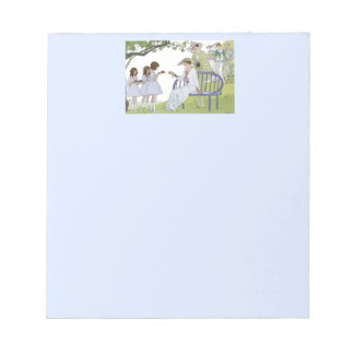 Vintage Garden Tea Party Notepad