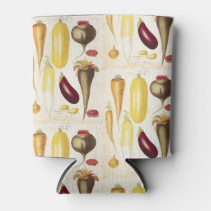 Vintage Garden Vegetables Can Cooler
