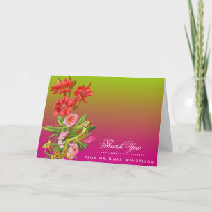 Vintage Garden Wedding Thank You