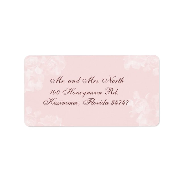 Vintage Gardenia Address Label (Front)