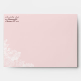 Vintage Gardenia Envelope 7" x 5" Greeting Card