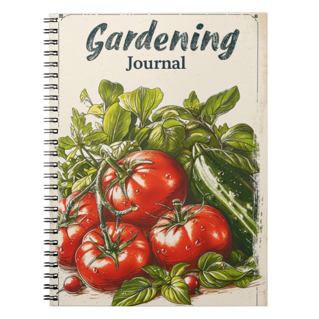 Vintage Gardening Notebook (Front)