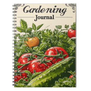 Vintage Gardening Notebook