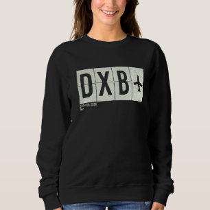 Vintage Garhoud Dubai Airport Code Sweatshirt