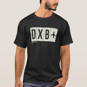 Vintage Garhoud Dubai Airport Code T-Shirt