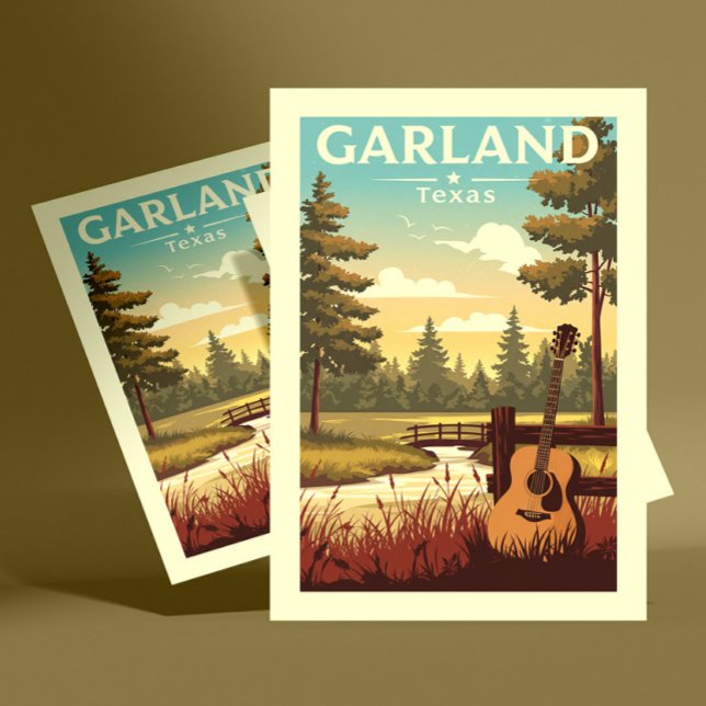 Vintage Garland Texas Postcard (Creator Uploaded)