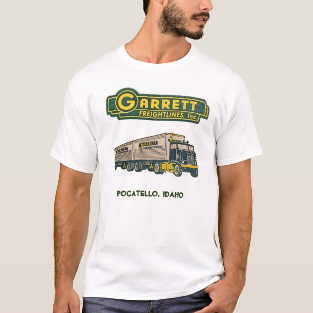 Vintage Garrett Freightlines T-Shirt (Front)