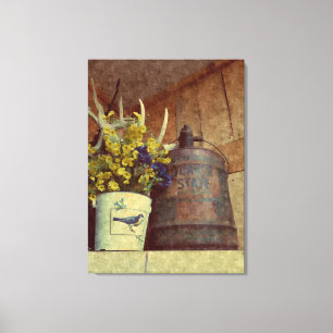 Vintage Gas Can Canvas Print