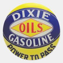 Vintage Gas Pump Dixie Oils Gasoline Hot Rod Era