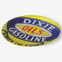 Vintage Gas Pump Dixie Oils Gasoline Hot Rod Era