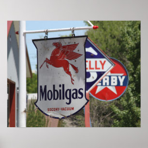 Vintage Gasoline Advertising Signs