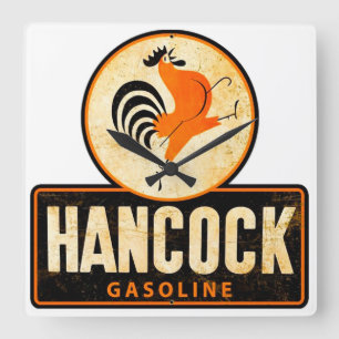 Vintage Gasoline Wall Clock