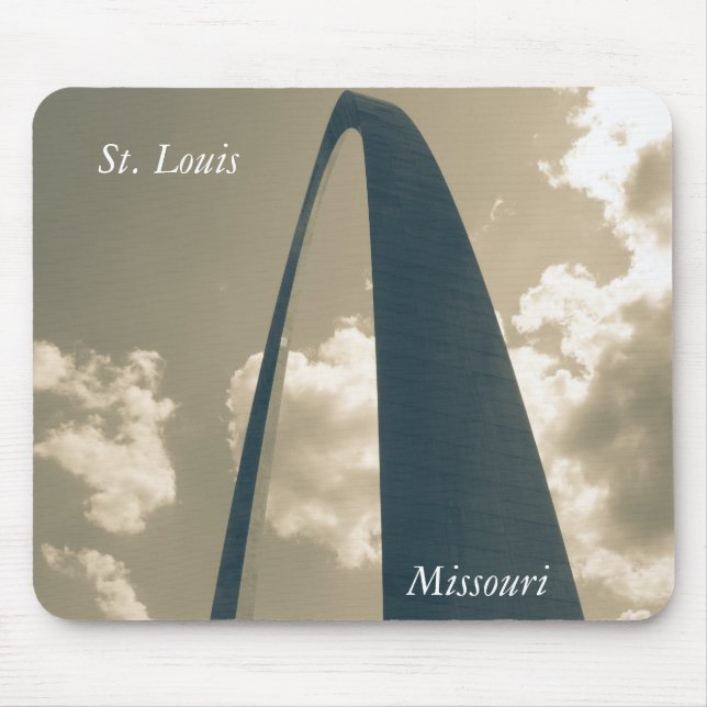 Vintage Gateway Arch Mouse Mat (Front)