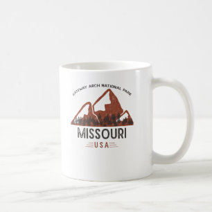 Vintage Gateway Arch National Park Missouri Coffee Mug