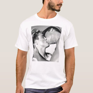 Vintage Gay Men Sailors Kiss DADT T-Shirt