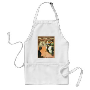 Vintage Gay New York Theatre Poster Standard Apron
