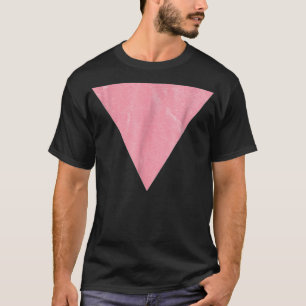 Vintage Gay Pride Pink Triangle T Vintage LGBT Fl T-Shirt