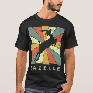 Vintage Gazelle Lover Retro Style Animal T-Shirt