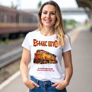 Vintage GE ES44AC GEVO Diesel Locomotive T-Shirt
