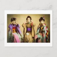Vintage Geisha See No Evil Old Japan