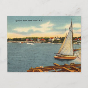 Vintage, General View, Pine Beach, New Jersey Postcard