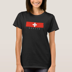 Vintage Geneva Switzerland Vacation Switzerland Lo T-Shirt
