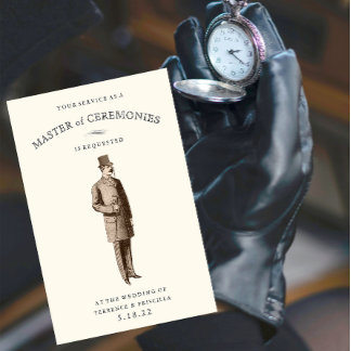 Vintage Gent | Master of Ceremonies Invitation