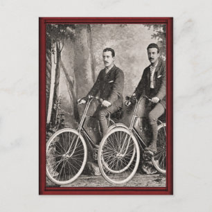 Vintage Gentlemen's bicycles Postcard