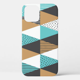 Vintage Geometric: Abstract Illustration. iPhone 12 Case