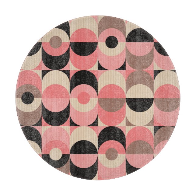 Vintage Geometric: Classic Seamless Pattern Cutting Board (Front)