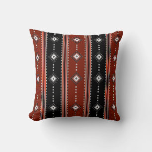 Vintage Geometric Ethnic Seamless Pattern Cushion