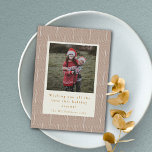 Vintage Geometric Lines 2 Photo Christmas Vertical Holiday Card<br><div class="desc">Vintage Groovy Geometric Lines Two Photo Christmas Vertical Holiday Card</div>