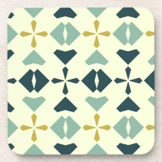 Vintage Geometric Pattern Coaster
