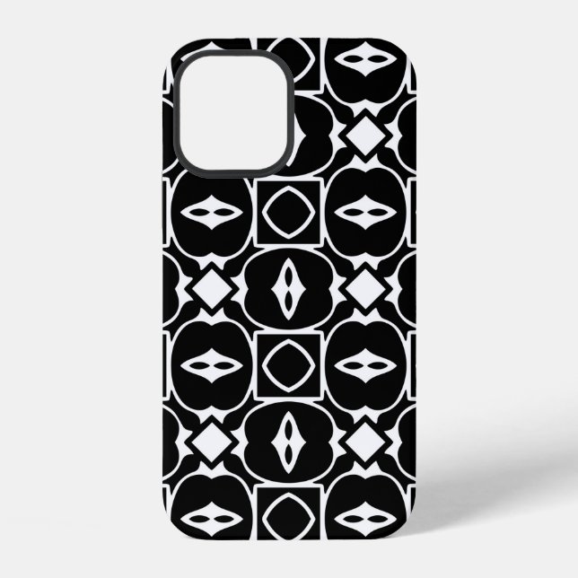 Vintage geometric pattern. Repeating elements styl iPhone Case (Back)