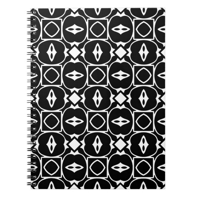 Vintage geometric pattern. Repeating elements styl Notebook (Front)
