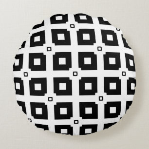 Vintage geometric pattern. Repeating elements styl Round Cushion