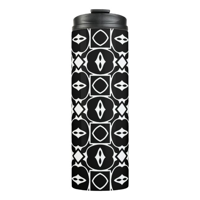 Vintage geometric pattern. Repeating elements styl Thermal Tumbler (Front)