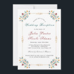 Vintage Geometry Classical Motif Wedding Reception Invitation<br><div class="desc">Beautiful Invitation to celebrate Special occasions and festivals comes with digital and E-invitation as per your request. We would love to replicate our designs to make multiple products like rsvp cards, labels envelopes, and more. Customisation is available for ready to print on request at info@shamaurcreatif@gmail.com Look Forward to hearing from...</div>