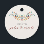 Vintage Geometry Intricate Classical Motif Wedding Favour Tags<br><div class="desc">Beautiful Invitation to celebrate Special occasions and festivals comes with digital and E-invitation as per your request. We would love to replicate our designs to make multiple products like rsvp cards, labels envelopes, and more. Customisation is available for ready to print on request at info@shamaurcreatif@gmail.com. Look Forward to hearing from...</div>