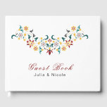 Vintage Geometry Intricate Classical Motif Wedding Guest Book<br><div class="desc">Beautiful Invitation to celebrate Special occasions and festivals comes with digital and E-invitation as per your request. We would love to replicate our designs to make multiple products like rsvp cards, labels envelopes, and more. Customisation is available for ready to print on request at info@shamaurcreatif@gmail.com. Look Forward to hearing from...</div>