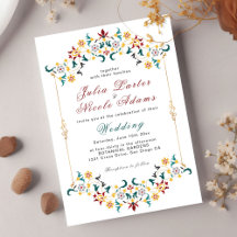 Vintage Geometry Intricate Classical Motif Wedding