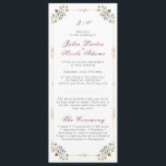 Vintage Geometry Intricate Classical Motif Wedding Programme<br><div class="desc">Beautiful Invitation to celebrate Special occasions and festivals comes with digital and E-invitation as per your request. We would love to replicate our designs to make multiple products like rsvp cards, labels envelopes, and more. Customisation is available for ready to print on request at info@shamaurcreatif@gmail.com. Look Forward to hearing from...</div>
